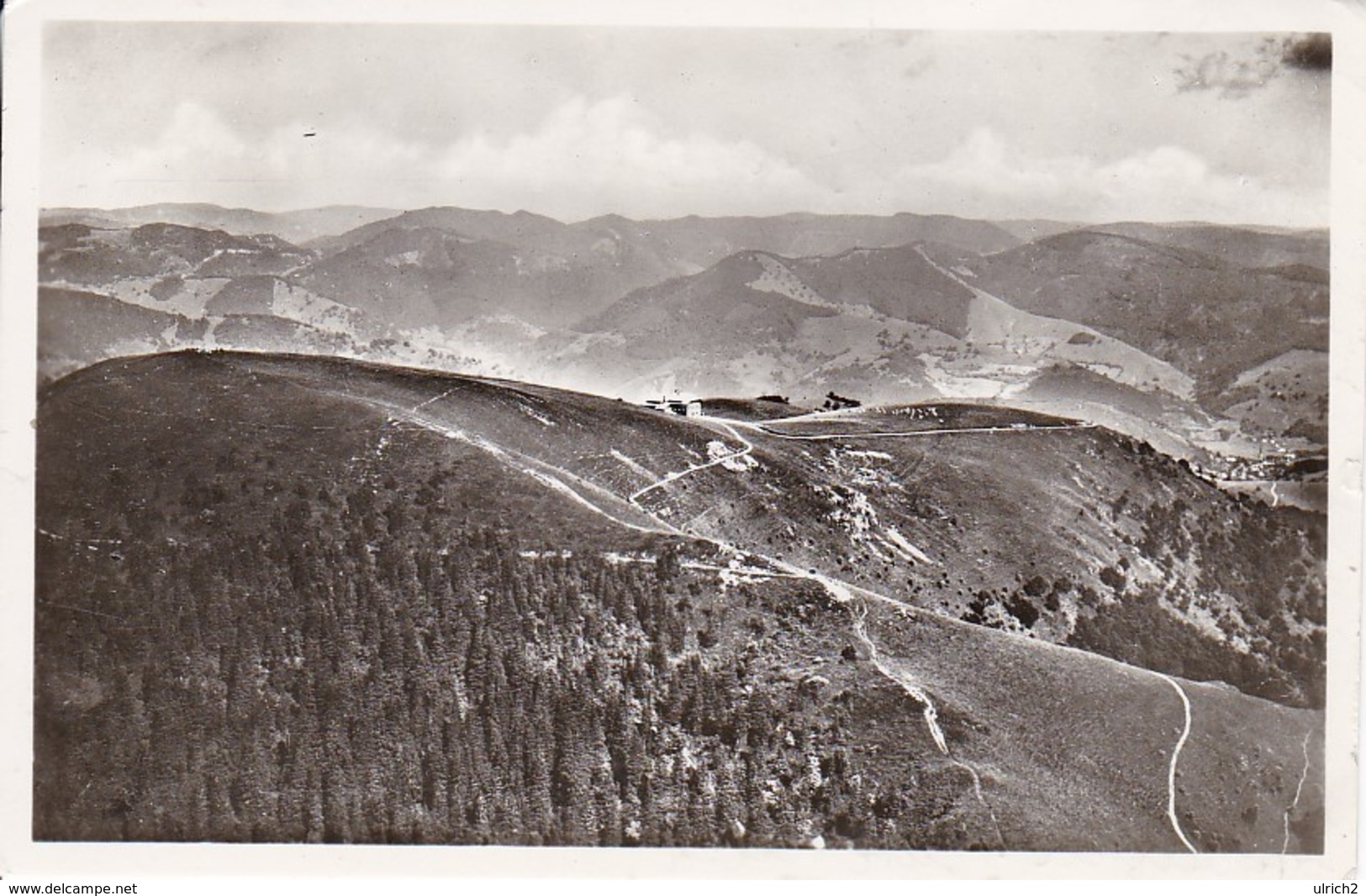 AK Belchen - Südl. Schwarzwald - Hotel Belchenhaus - Stempel Höchste Posthilfsstelle Badens - 1955 (35050) - Muenstertal