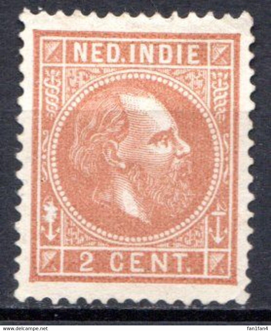 PAYS-BAS - (INDE NEERLANDAISE) - 1870-86 - N° 4 - 2 C. Brun-violet - (Effigie De Guillaume III) - Ongebruikt