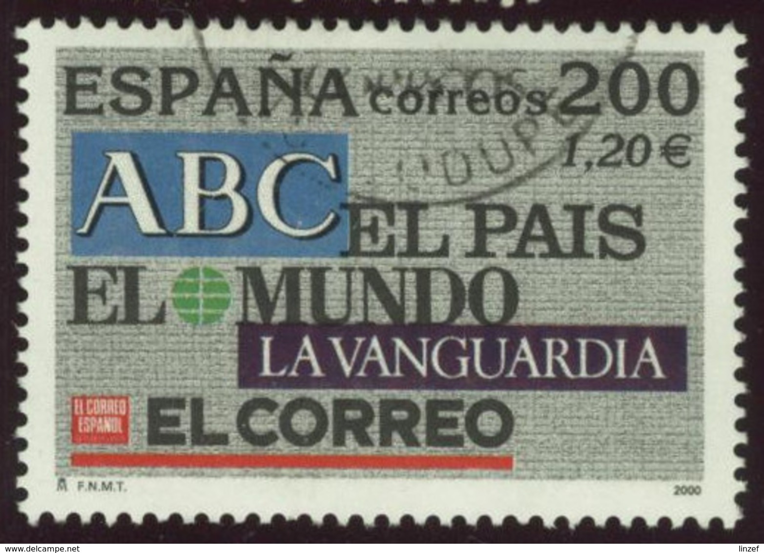 Espagne 2000 Yv. N°3333 - Espana 2000, Exposition Philatélique Internationale à Madrid - Oblitéré - Gebraucht