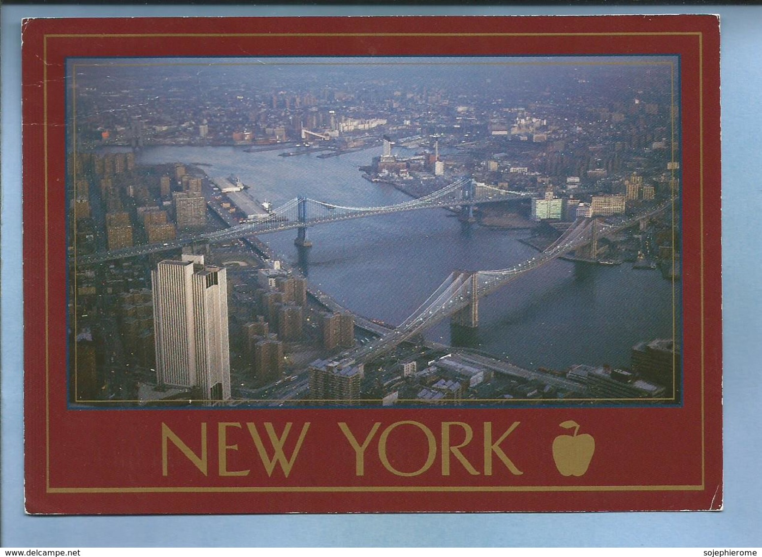 New York City From The Top Of The Trade Towers 2 Scans Bridges (photographer : Richard L. Lemke) - Bridges & Tunnels