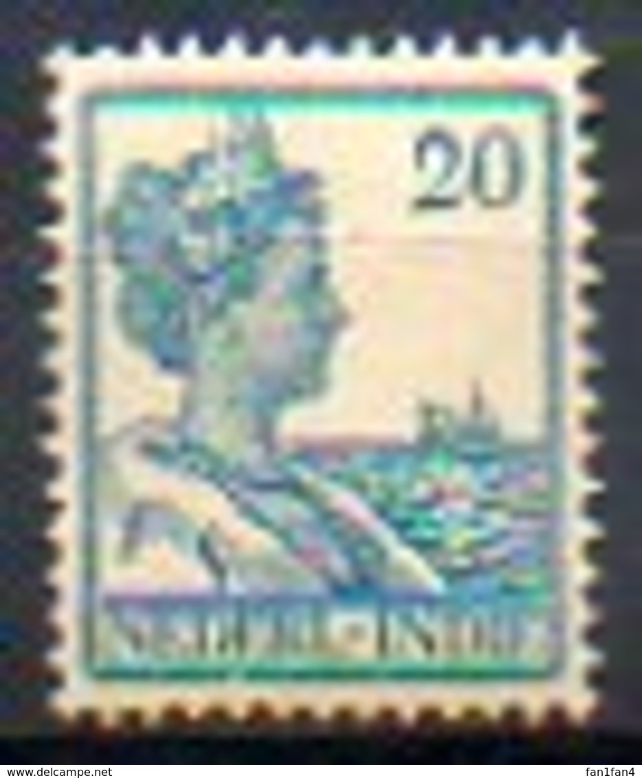 PAYS-BAS - (INDE NEERLANDAISE) - 1922-41 - N° 138 - 20 C. Bleu - (Wilhelmine) - Unused Stamps