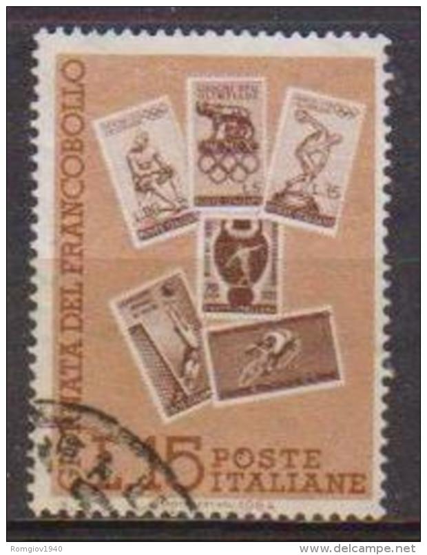 ITALIA 1964  GIORNATA DEL FRANCOBOLLO SASS. 989 USATO VF - 1961-70: Usati