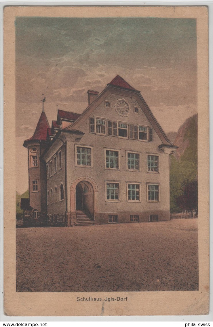 Schulhaus Igis-Dorf - Photo: J. Th. Fontana - Igis