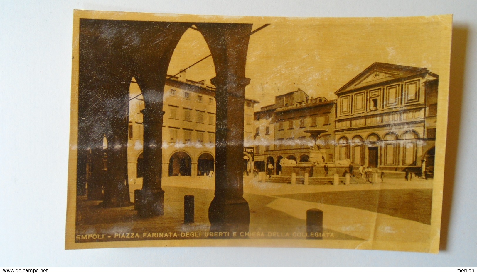 D158845 Italia  FIRENZE - Empoli - Piazza Farinata Degli Uberti  Ca 1920-30 - Empoli