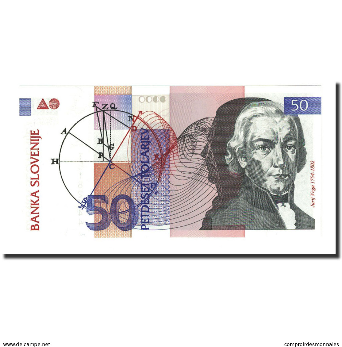 Billet, Slovénie, 50 Tolarjev, 1992-01-15, KM:13a, NEUF - Slowenien