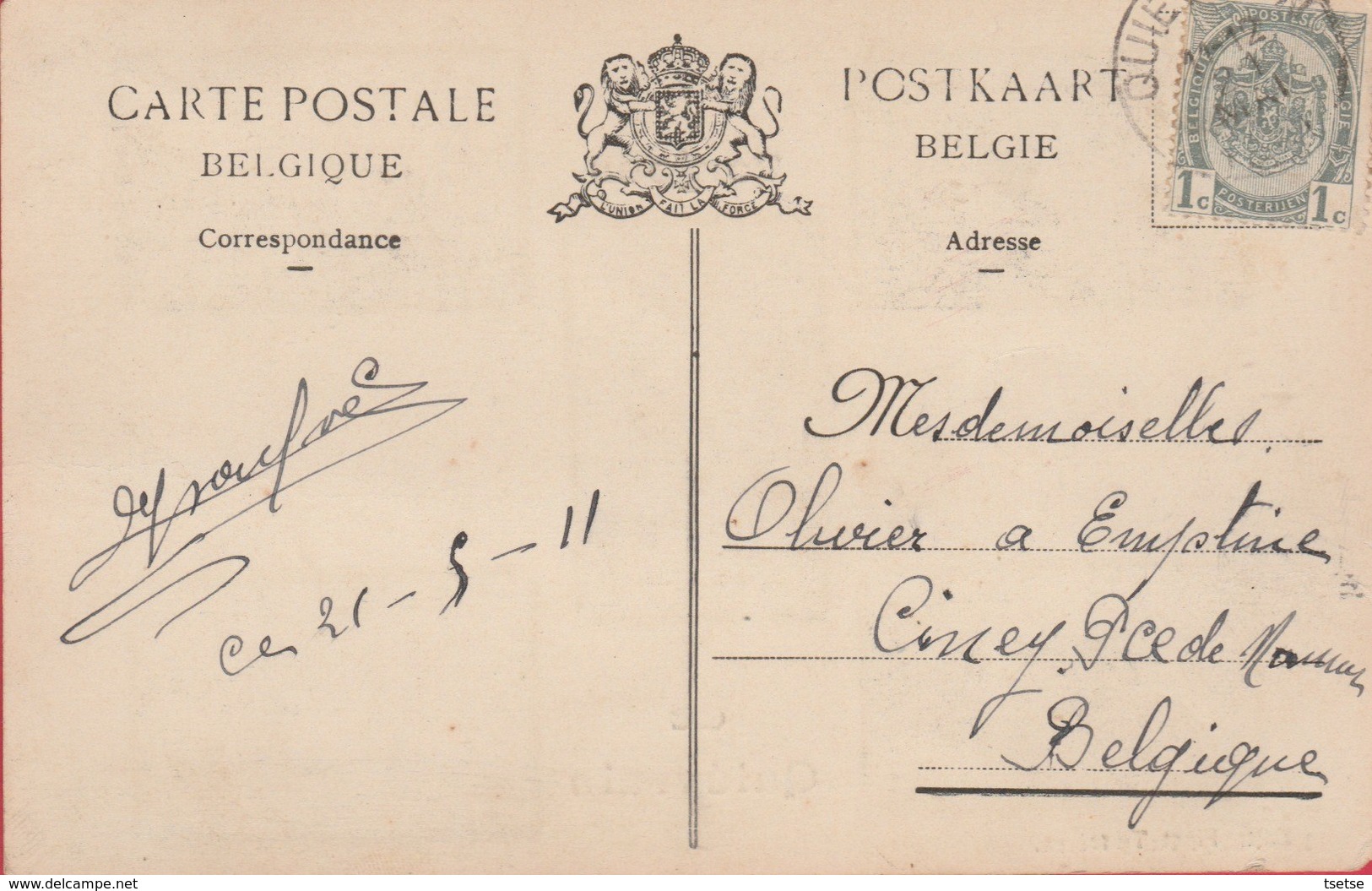 Quièvrain - Bonjour De ... - Carte Multivues -1911 ( Voir Verso ) - Quiévrain