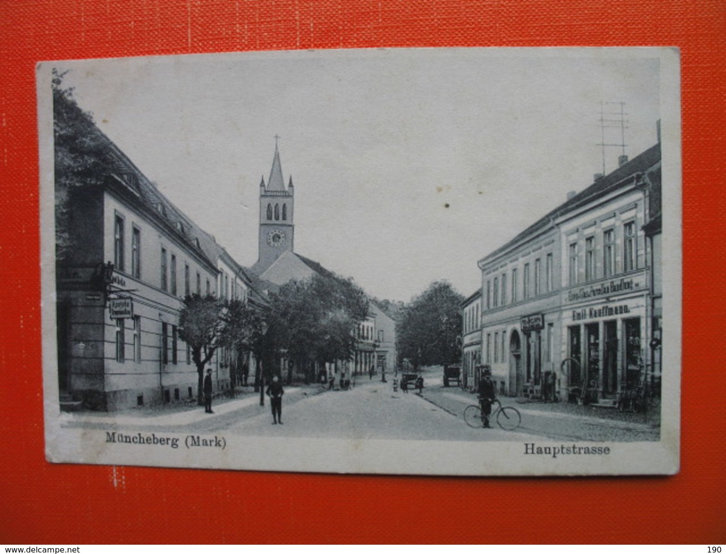 Muncheberg(Mark).Hauptstrasse.Apoteke - Müncheberg