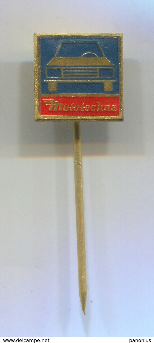 MOTOTECHNA -  Car, Auto, Automotive, Vintage Pin, Badge, Abzeichen, Enamel - Other & Unclassified