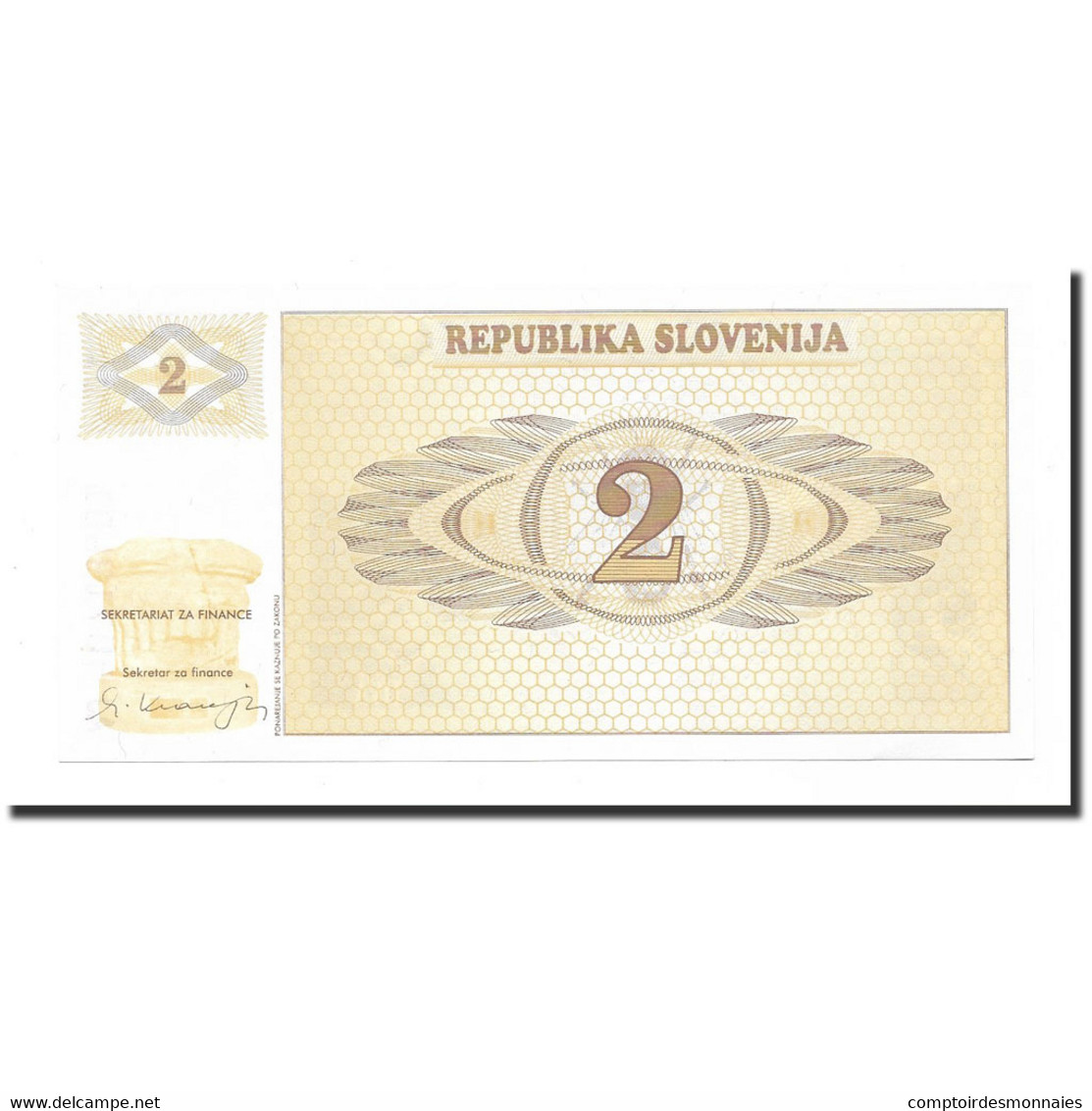 Billet, Slovénie, 20 Tolarjev, 1990, KM:12a, NEUF - Eslovenia