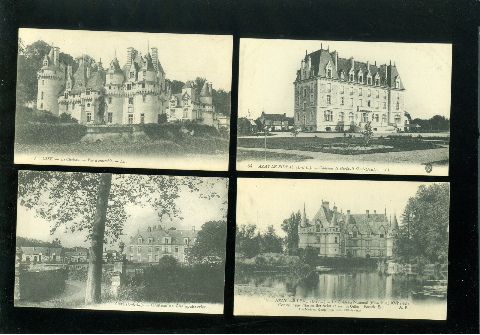 Lot de 60 cartes postales de France  Indre - et - Loire    Lot van 60 postkaarten van Frankrijk ( 37 ) - 60 scans
