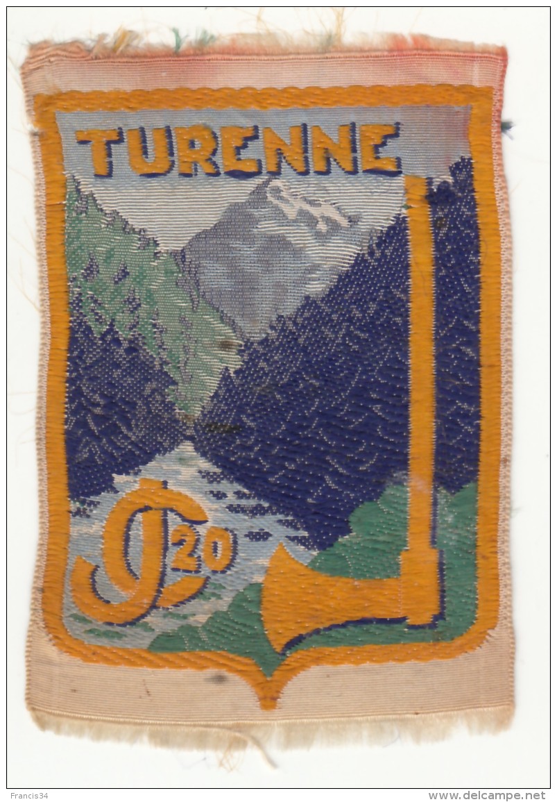 Insigne De Bras Du Chantiers De La Jeunesse Françaises N° 20 Turenne - Ecussons Tissu