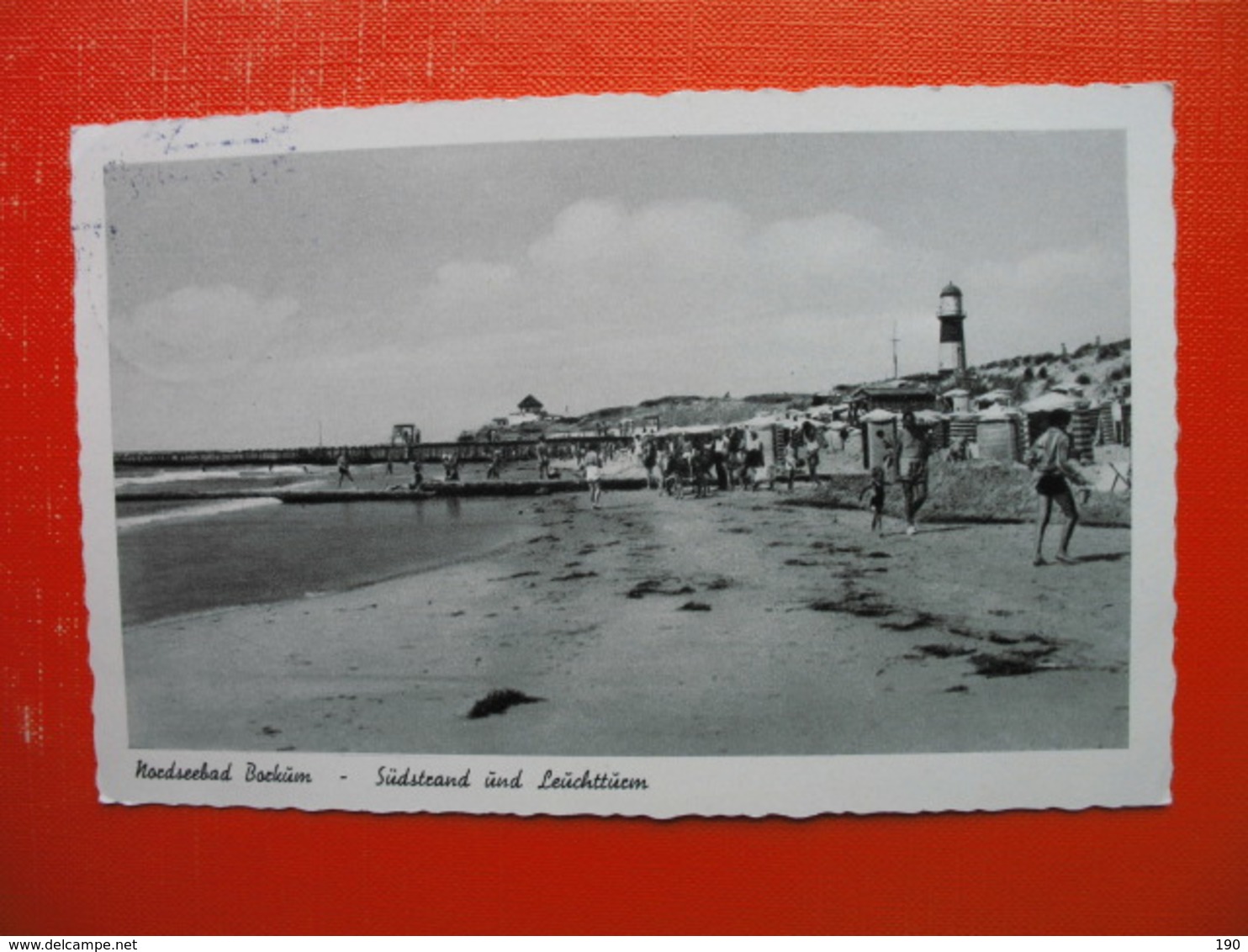 Borkum.Sudstrand Und Luechtturm - Borkum