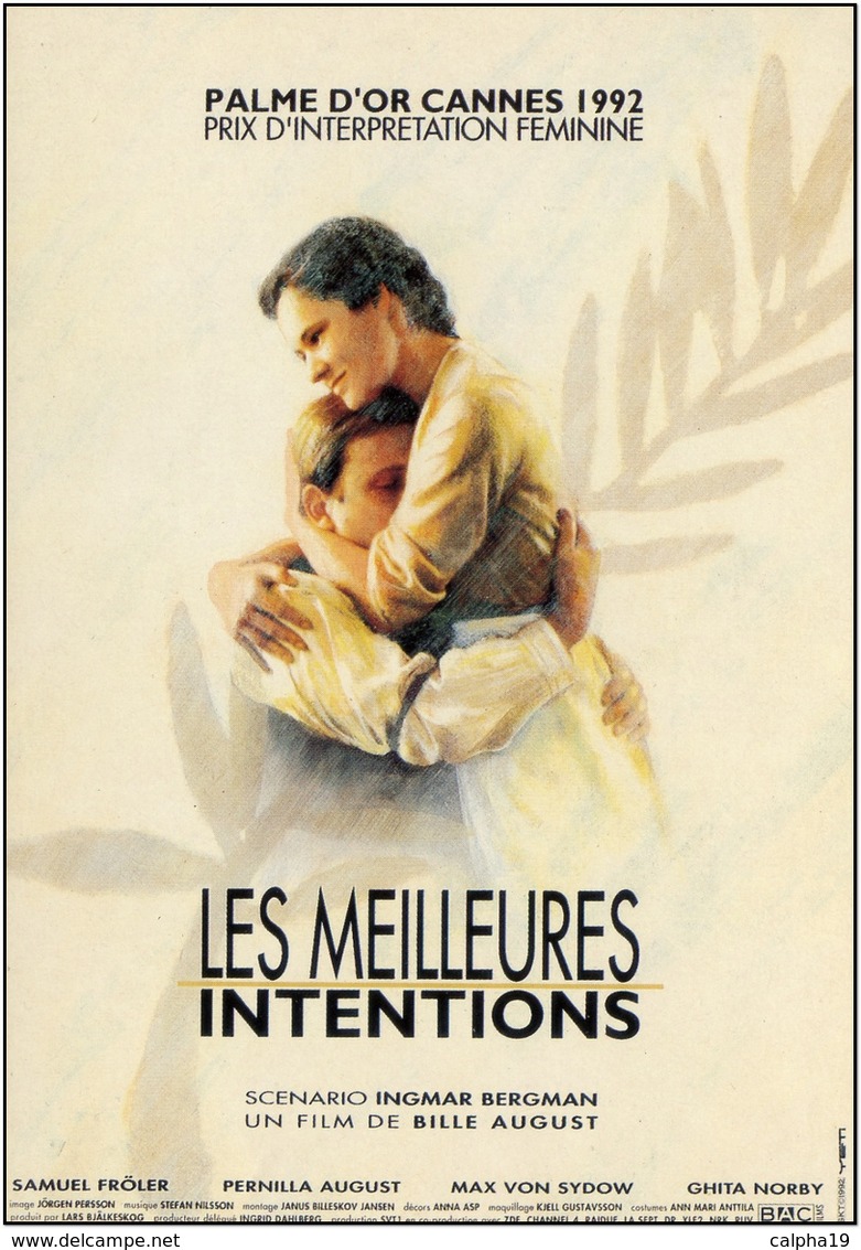 Carte Postale CINEMA  - LES MEILLEURES INTENTIONS - SONIS C 309 - Manifesti Su Carta