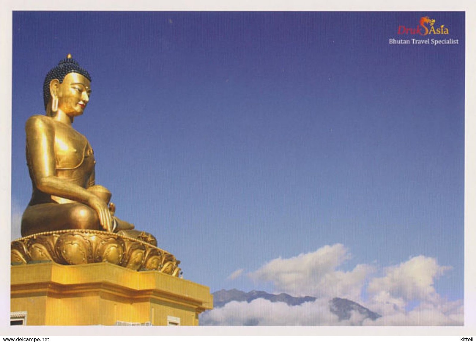 Postcard Bhutan Buddha Thimpu - Bhutan