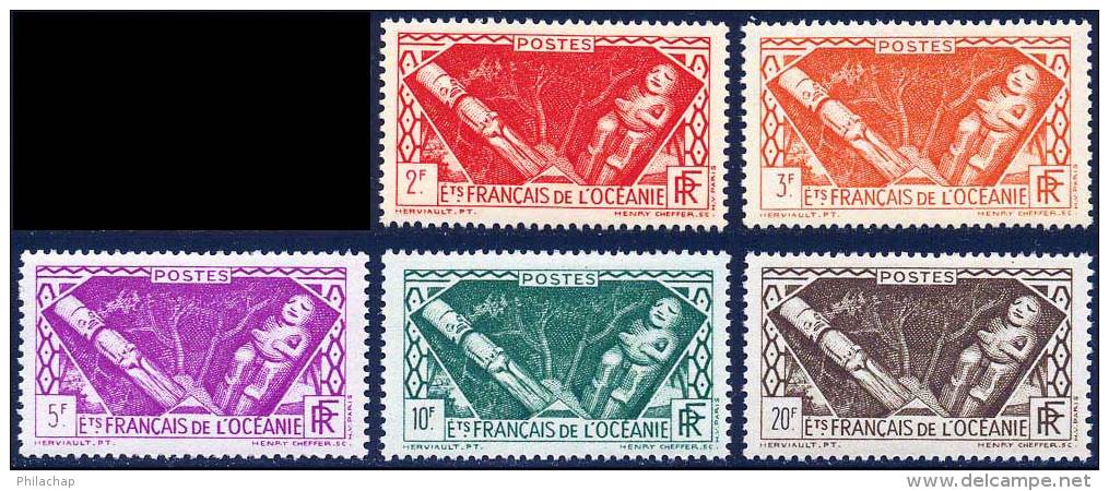 Oceanie 1939 Yvert 114 - 117 / 120 ** TB - Unused Stamps