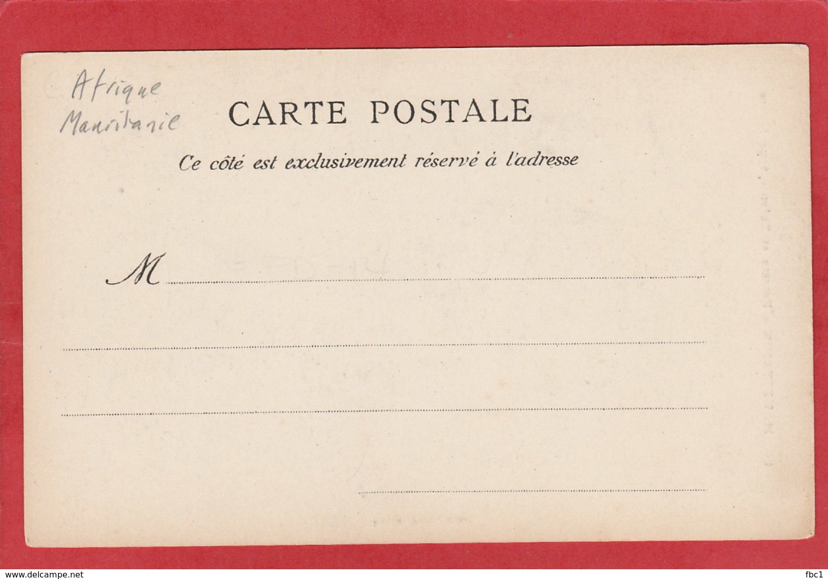 CPA: Mauritanie - Femme Et Enfant Type Maure (Fortier N°14) - Mauretanien