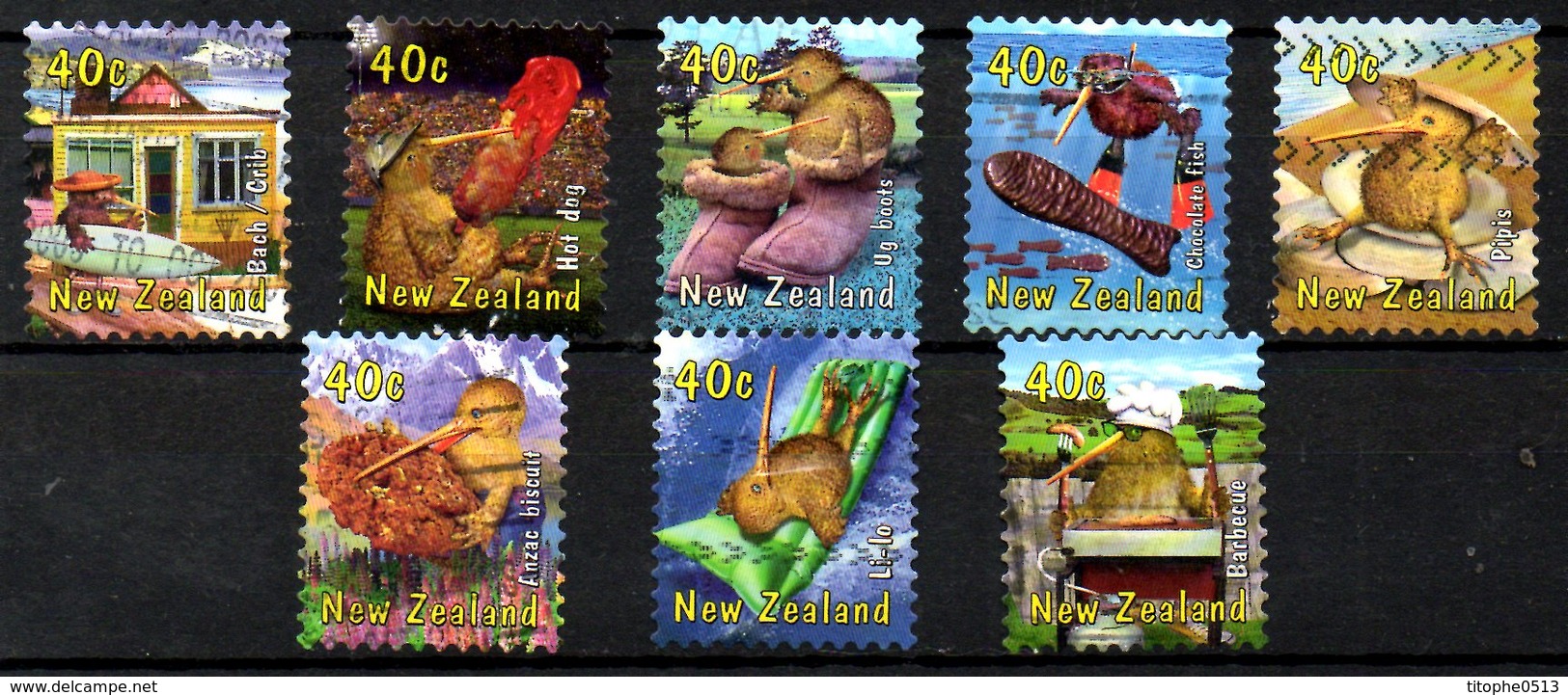 NOUVELLE-ZELANDE. Timbres Oblitérés De 2000. Kiwi. - Kiwi's