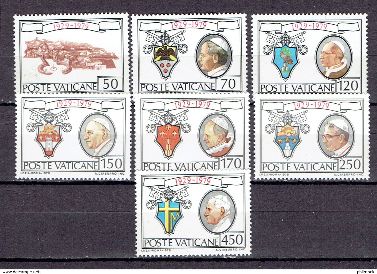 Vatican Série 678-684 - MNH - Unused Stamps