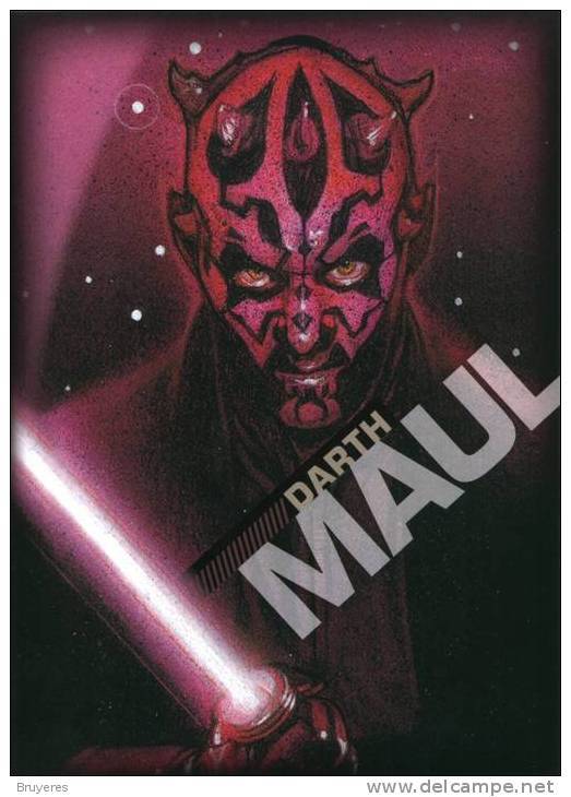 Entier Postal De 2007 Sur Carte Postale Avec Timbre Et Illustration "Star Wars - Darth Maul" - 2001-10