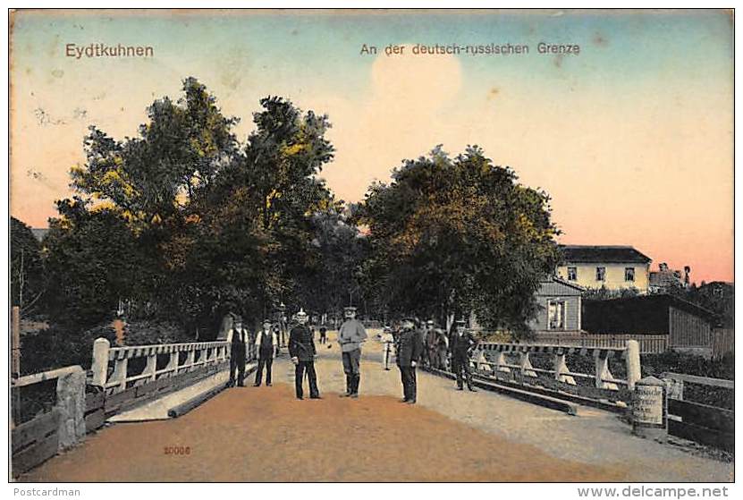 Russia &ndash; CHERNYSHEVSKOYE &ndash; Eydtkuhnen &ndash; An Der Deutsch-russischen Grenze. - Russie