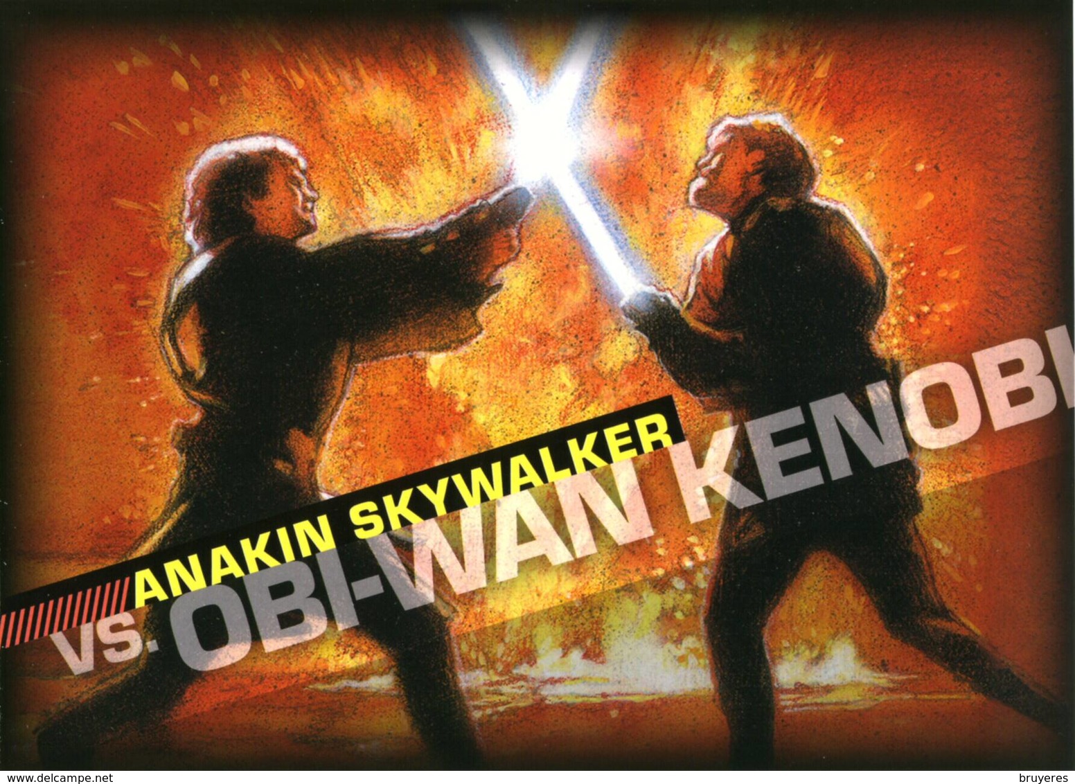 Entier Postal De 2007 Sur Carte Postale Avec Timbre Et Illustration "Star Wars - ANAKIN SKYWALKER Vs. OBI-WAN KENOBI" - 2001-10