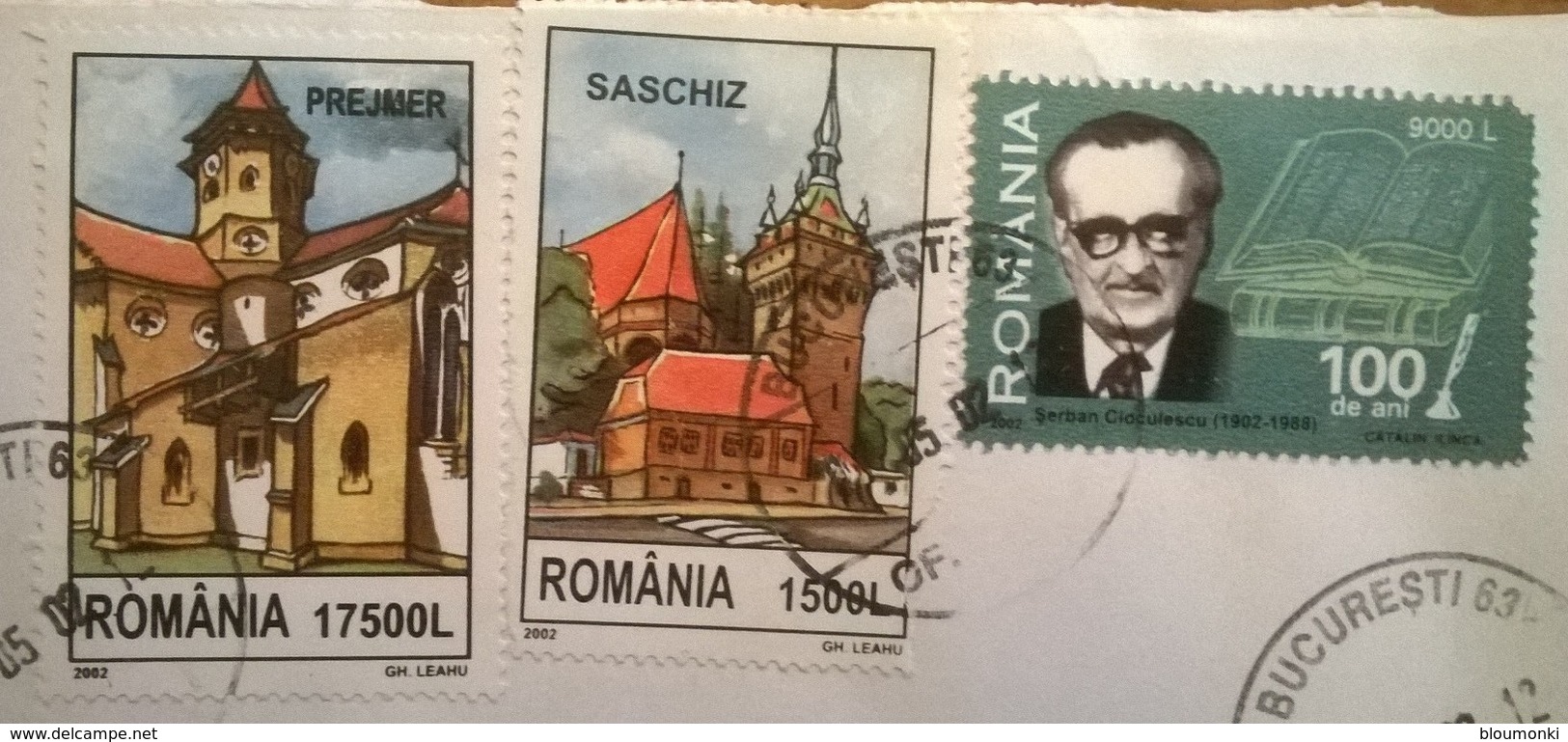 Lot de 8 enveloppes timbrées POSTA ROMANA ROMANIA