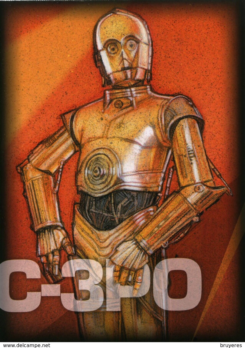 Entier Postal De 2007 Sur Carte Postale Avec Timbre Et Illustration "Star Wars - C-3PO" - 2001-10