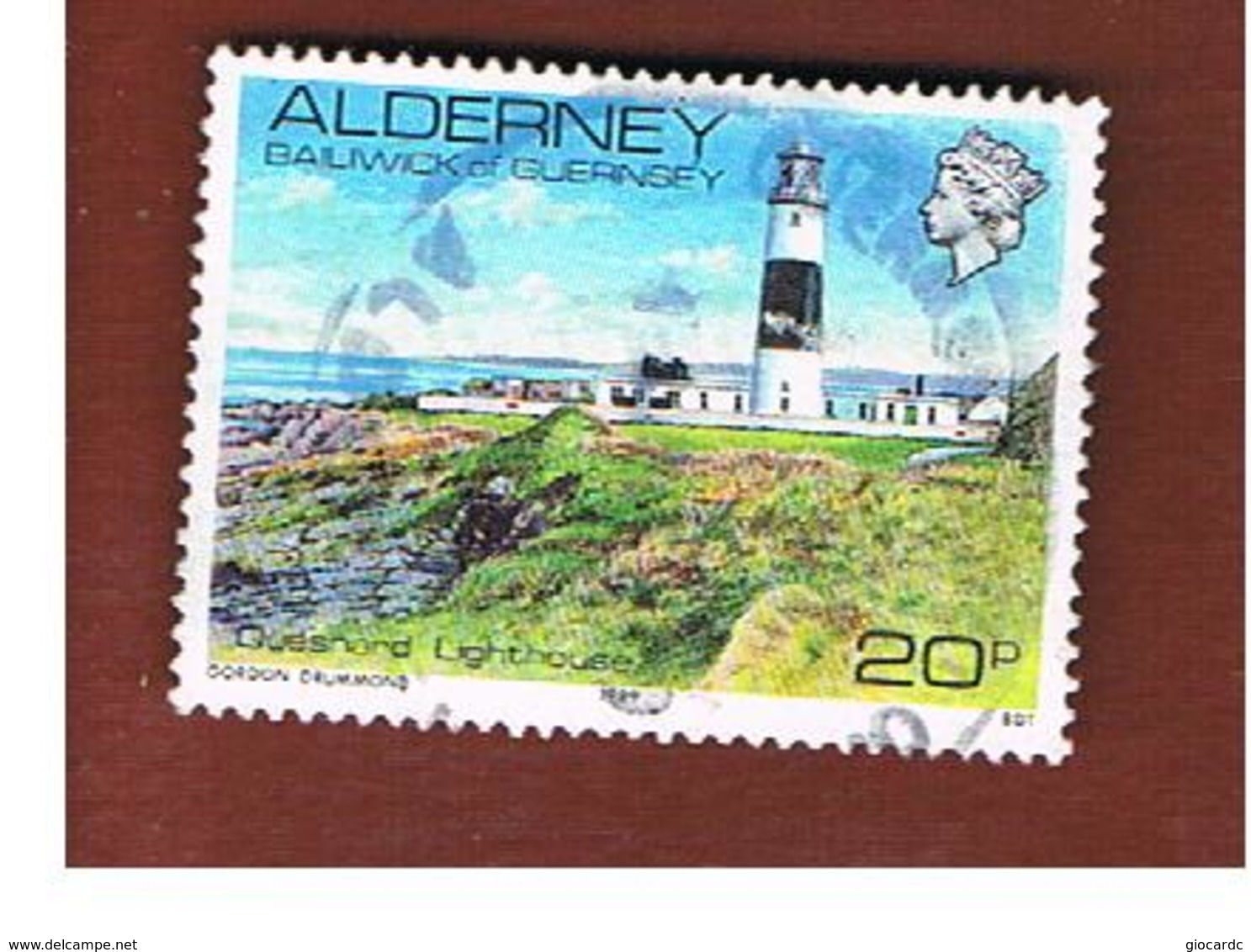 ALDERNEY  -  SG A12a - 1983 LIGHTHOUSE  -   USED - Alderney