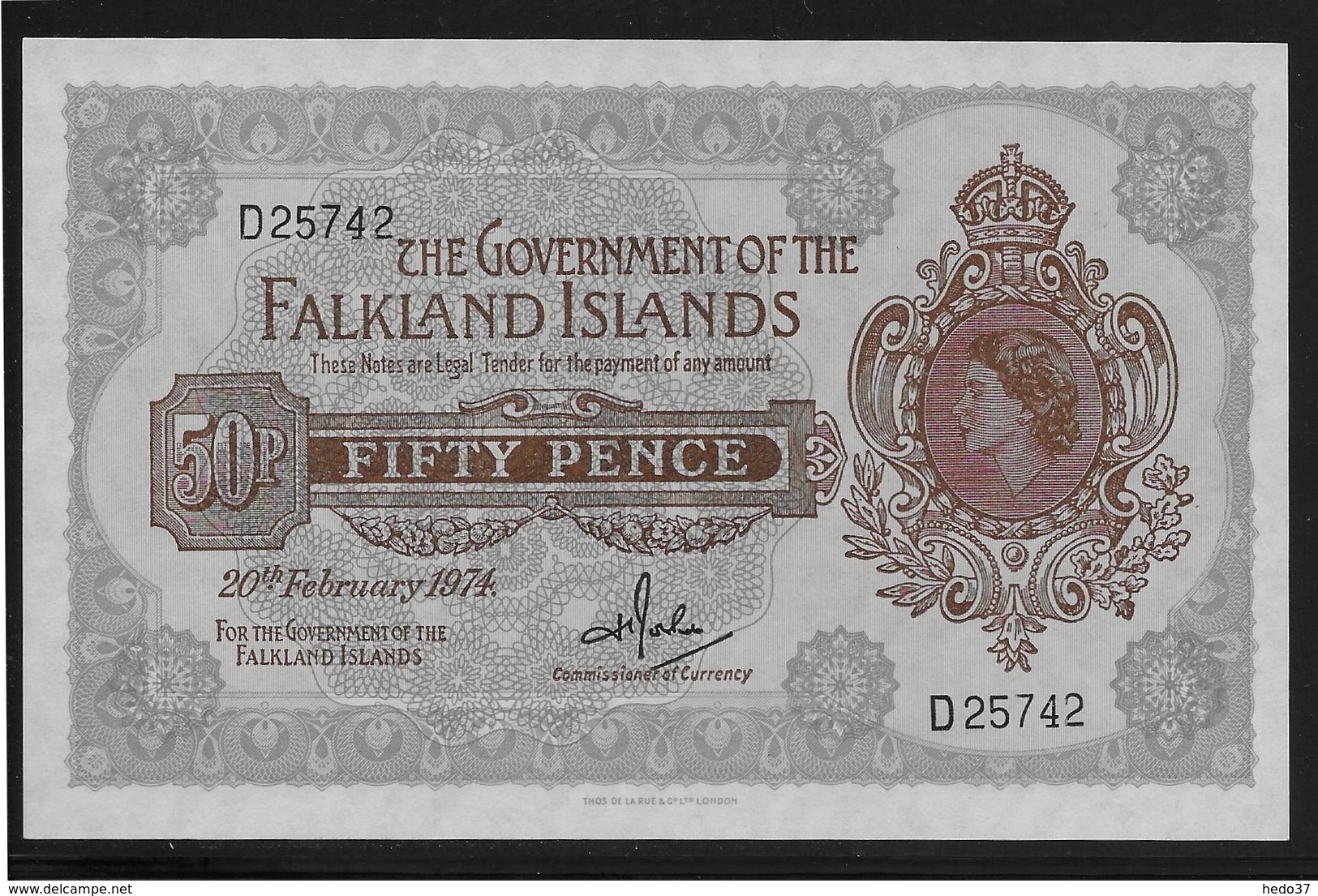 Falkland -  50 Pence - Pick N°10b - NEUF - Falkland