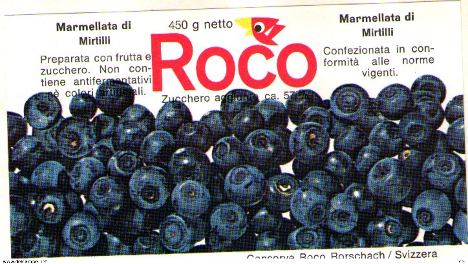 B 1878- Etichetta, Roco, Svizzera - Frutta E Verdura