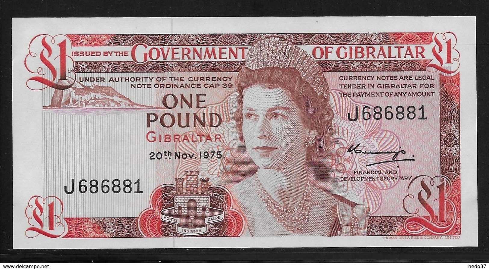 Gibraltar -  1 Pound - Pick N°20a - NEUF - Gibraltar