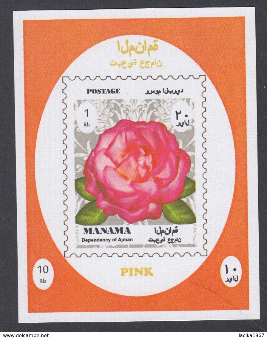 Roses, Manama, Silver - Roses