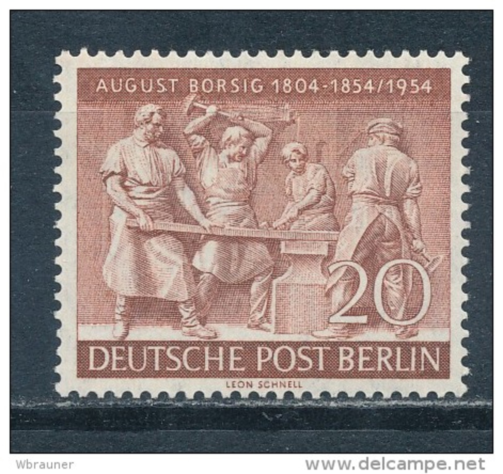 Berlin 125 ** Mi. 9,- - Unused Stamps