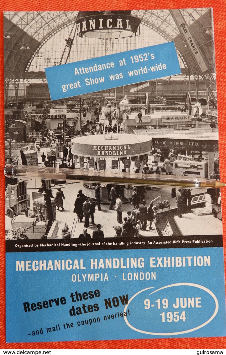 Mechanical Handling Exhibition, Olympia London 1954 - Royaume-Uni