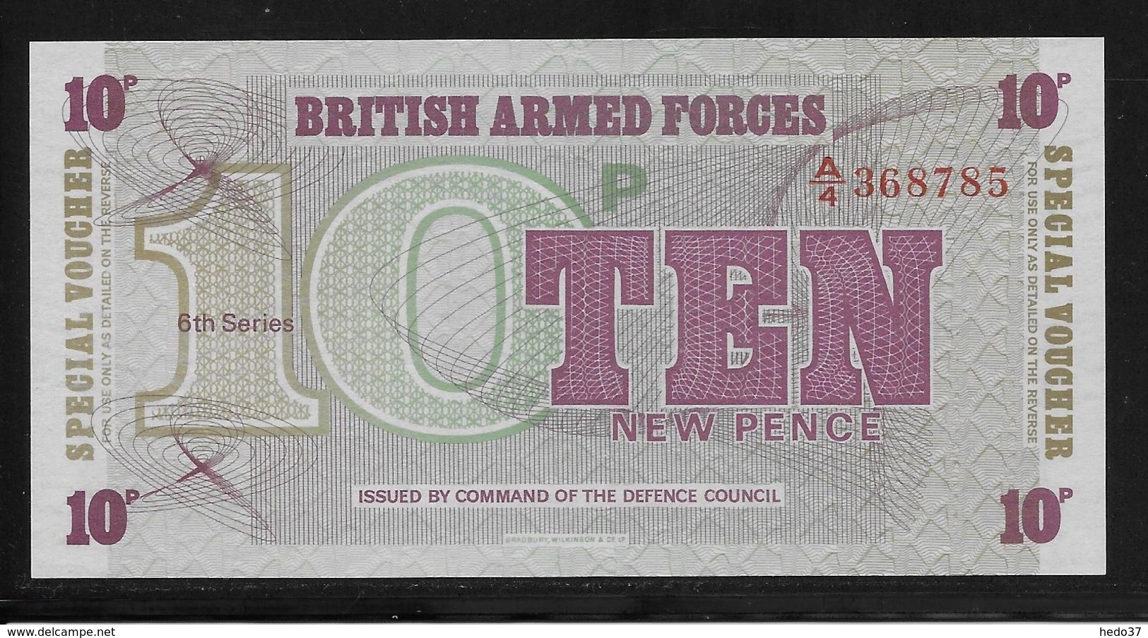 Grande Bretagne -  Militaire - 10 Pence - Pick N° M45 - NEUF - British Armed Forces & Special Vouchers