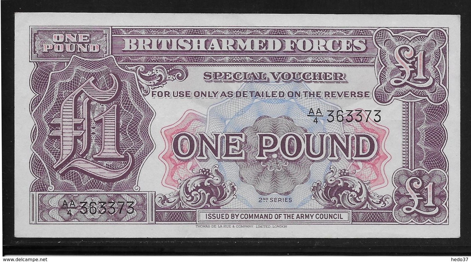 Grande Bretagne -  Militaire - 1 Pound - Pick N° M22 - SUP - British Armed Forces & Special Vouchers