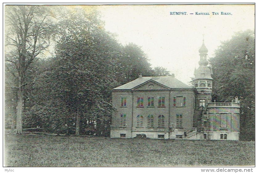 Rumpst. Kasteel Ten Eiken. - Rumst