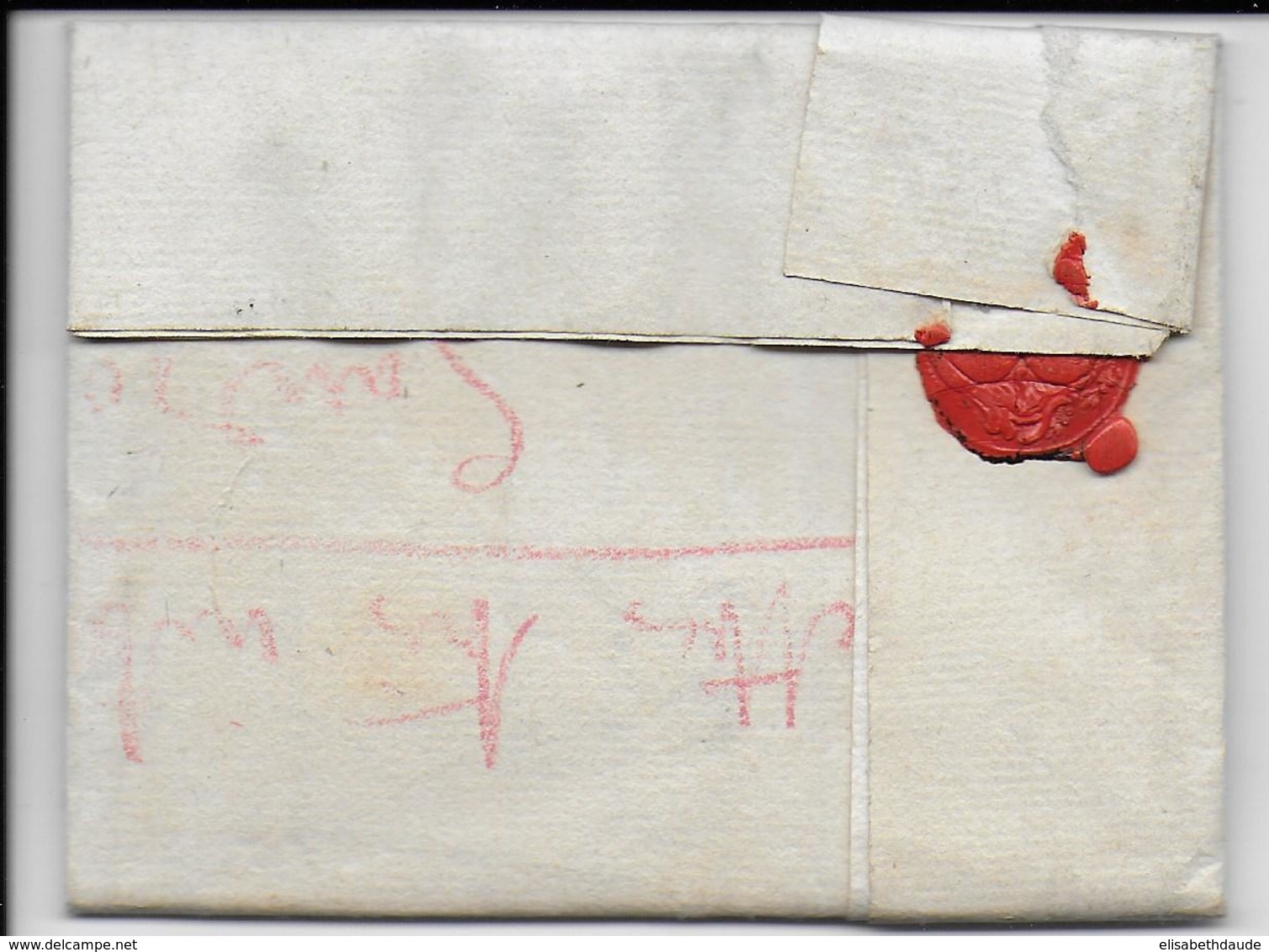 1776 - LETTRE De AIX (BdR) Avec MARQUE LINEAIRE  (LENAIN N°9) - 1701-1800: Précurseurs XVIII