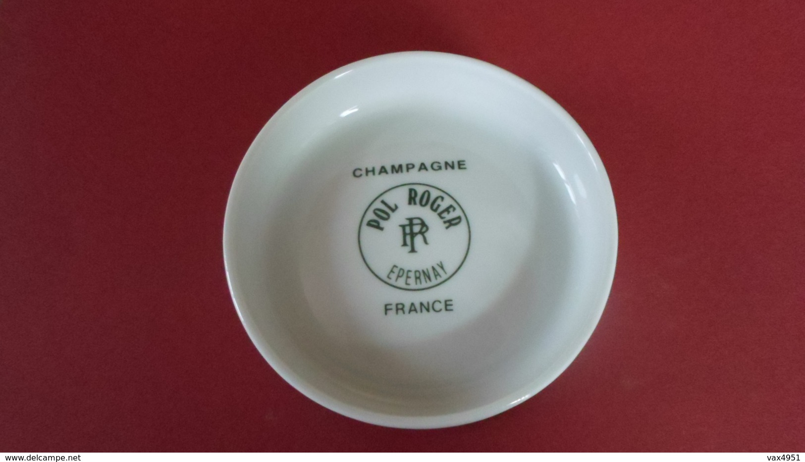 COUPELLE CENDRIER CHAMPAGNE POL ROGER   ****   RARE   A  SAISIR ***** - Cendriers