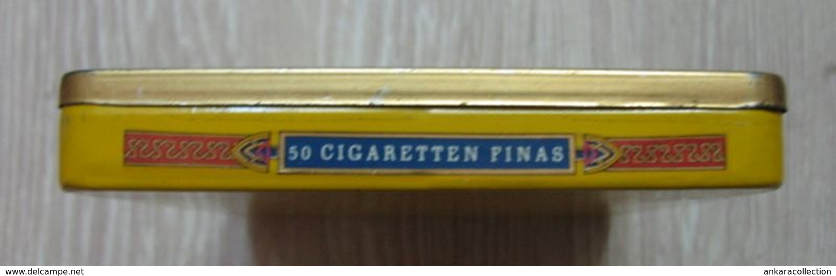 AC - KYRIAZI FRERES FINAS CAIRO - EGYPT CIGARETTE TOBACCO EMPTY VINTAGE TIN BOX - Schnupftabakdosen (leer)