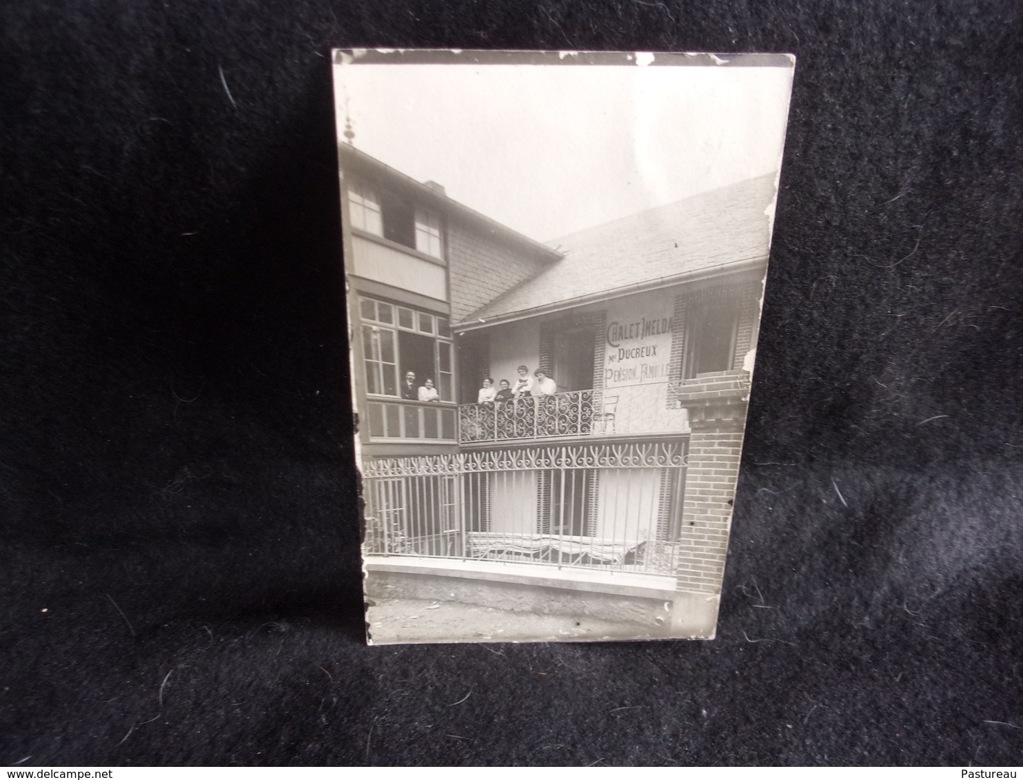 A Localiser .Lourdes ? Carte Photo. Cazenave à Lourdes . Maison Ducreux . Pension De Famille .Tirage Privé . 2 Scans . - Lourdes