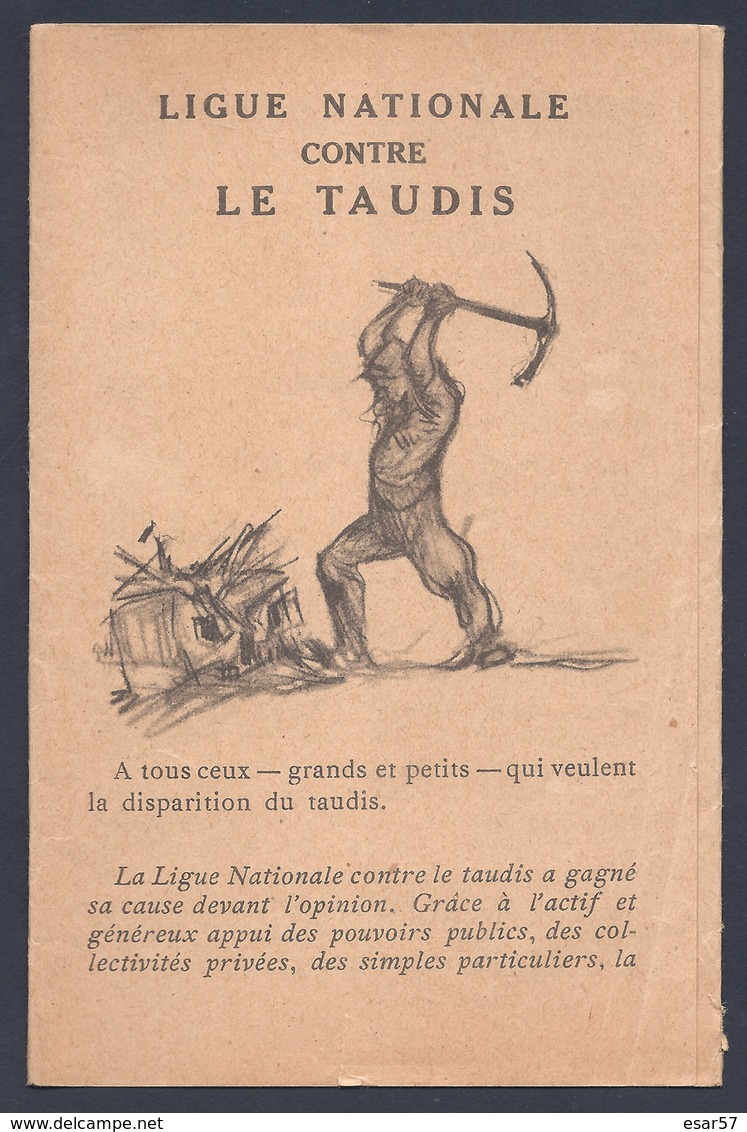 Ligue Nationale Contre Le Taudis 1937 Lot Des 5 Cartes Différentes Signées Poulbot - Poulbot, F.