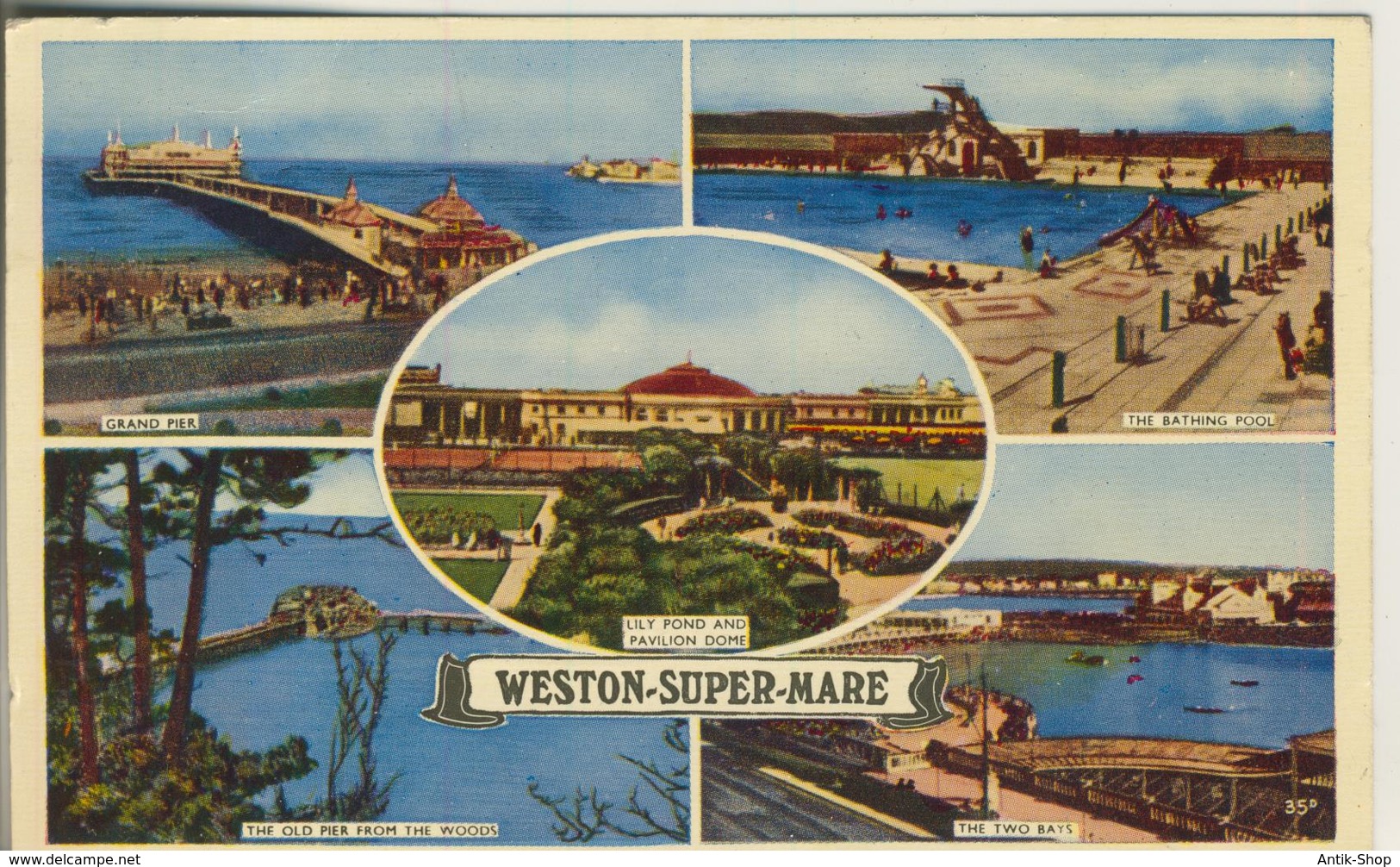 Weston Super Mare V. 1957  5 Ansichten  (207) - Weston-Super-Mare