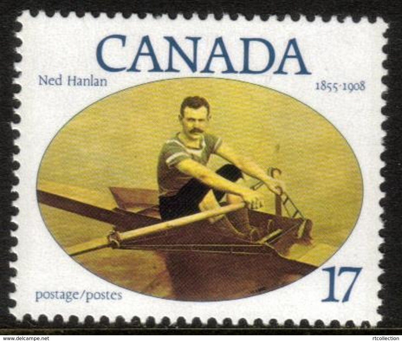 Canada 1980 - One Famous Canadians Ned Hanlan Oarsman Sports Rowing People Stamp MNH Yvert 741 SC#802 - Ongebruikt