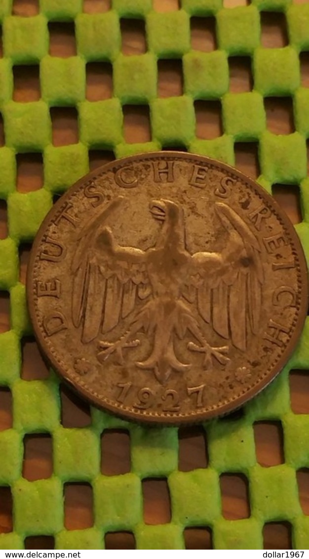 2 Reichsmark ( 1925 - 1931 ) Silb - 1927 A - 2 Reichsmark