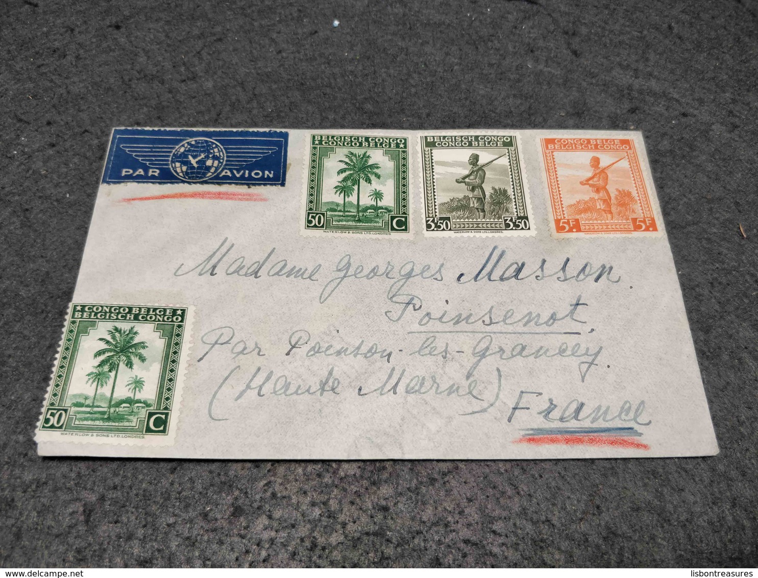 CONGO BELGE COVER STAMPED BUT NOT CIRCULATED CLEAN - Autres & Non Classés