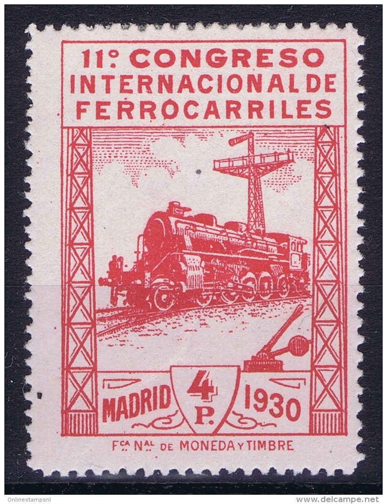 Spain  Mi  455 Ed 480  Yv 440  MH/* Flz/ Charniere 1930 - Ungebraucht