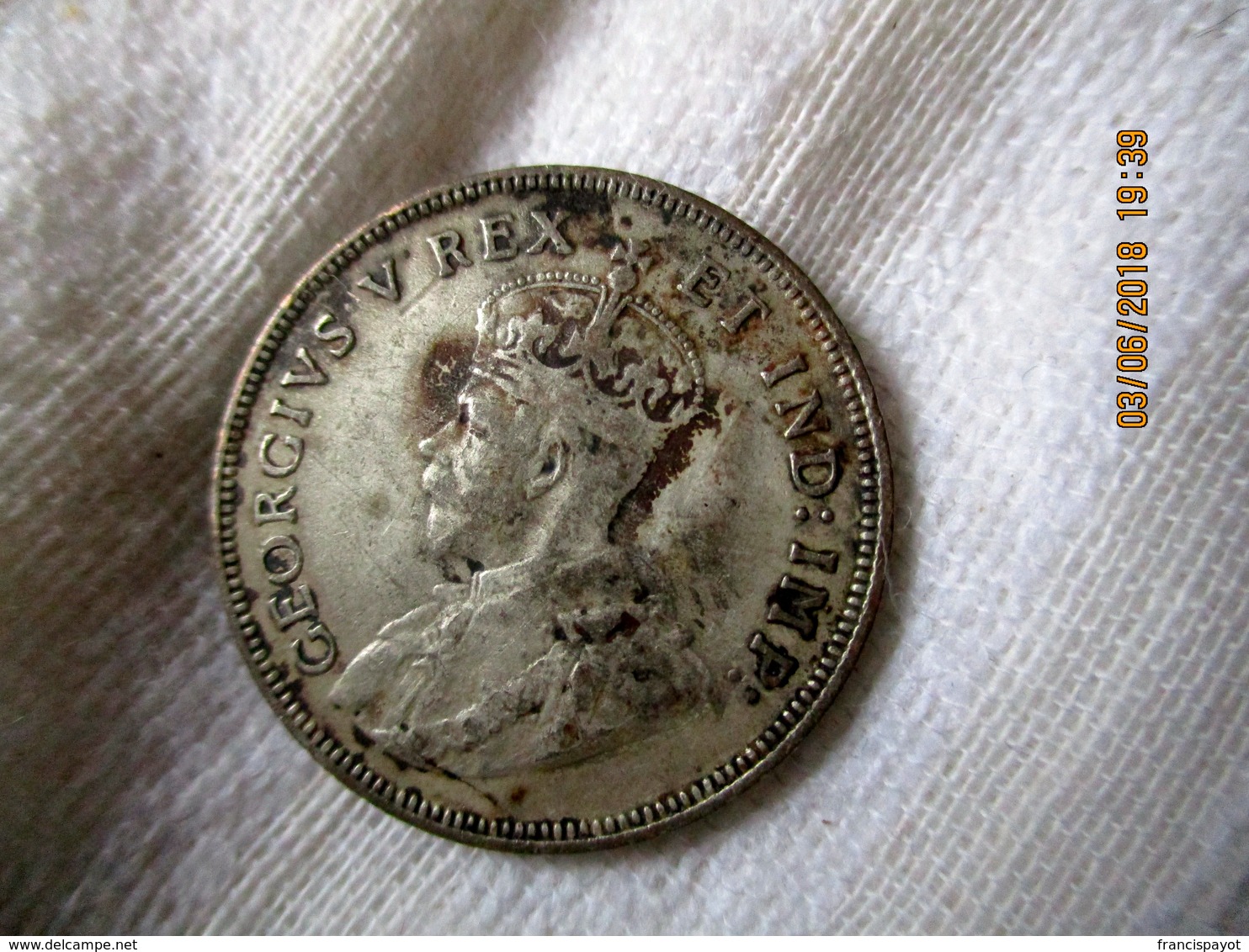 East Africa: 1 Shilling 1922 (silver) - Colonie Britannique