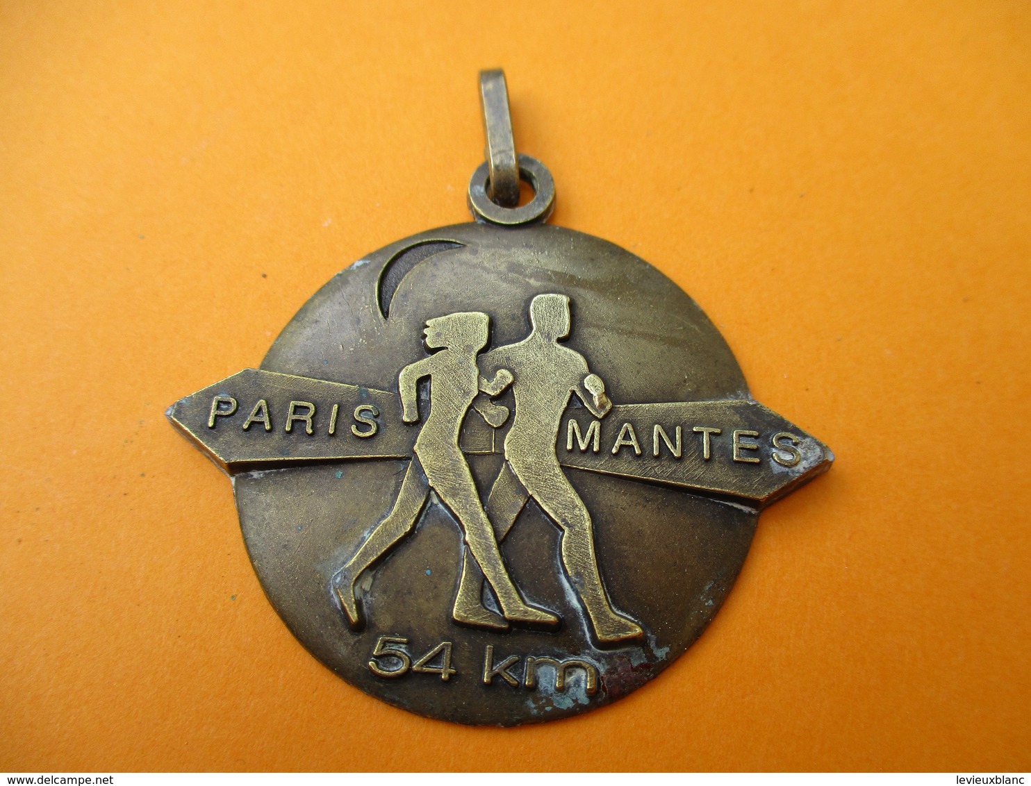 Marche / Médaille De Collier / PARIS-MANTES / 54 Km /AST - ASM / Bronze / 1992              SPO264 - Autres & Non Classés