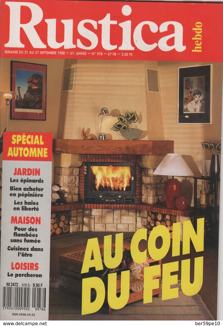 RUSTICA N° M 2472 978 AU COIN DU FEU - Tuinieren